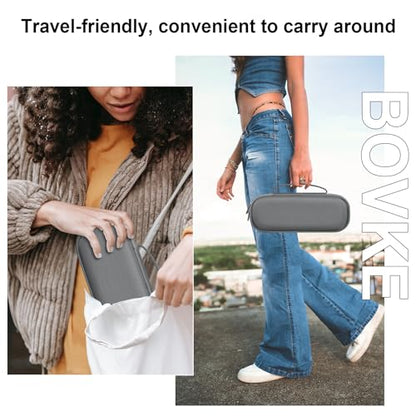 BOVKE Carrying Case Compatible with Beats Pill x Kim Kardashian - Wireless Bluetooth Speaker, Beats Pill Portable Speaker Holder Bag with Extra Mesh Pocket for Charging Cables, Gray - color: Gray