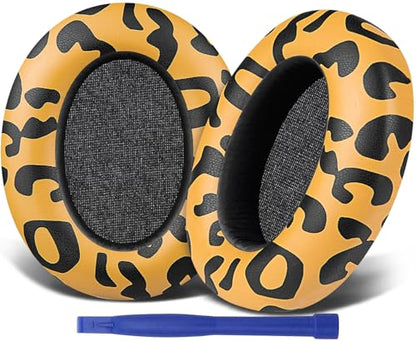 SOULWIT Earpads Cushions Replacement for Sony WH-XB910 XB910N Extra Bass Noise Cancelling Headphones, for Sony WHXB910N Headset, Ear Pads with Soft Protein Leather, Noise Isolation Foam - TigerStripes - color: Tiger Stripes