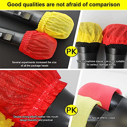 200pcs Disposable Microphone Cover, Handheld Microphone Windscreen