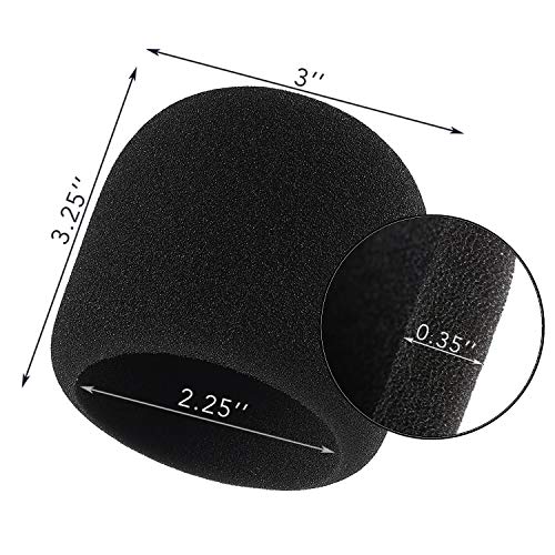 Foam Cover Windscreen for Blue Yeti Microphones | Ideal for Podcasting & Professional Recordings