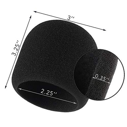 Foam Cover Windscreen for Blue Yeti Microphones | Ideal for Podcasting & Professional Recordings