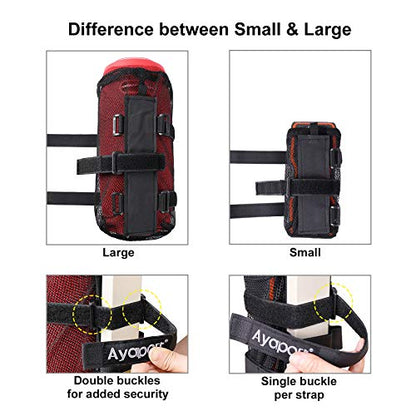 Ayaport Speaker Mount Holder Golf Cart Speaker Strap Fits Most Portable Sound Bar Round Cylindrical Speakers Radio, Golf Cart Accessories Applicable to Railing, Frame, Bike Handlebar (Large) - size: Large