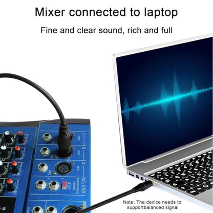 3.5mm to XLR Cable 10FT, Unbalanced 1/8 Mini Jack TRS Stereo Male to XLR Female Microphone Audio Cable, 24K-Gold-Plated Contacts for The cleanest Sound Experience - size: 10FT, style: 3.5 to XLR Female