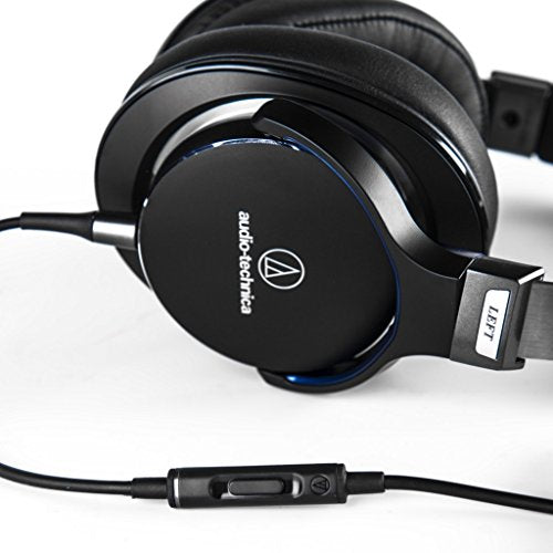 Audio-Technica ATH-MSR7BK SonicPro Over-Ear High-Resolution Audio Headphones, Black