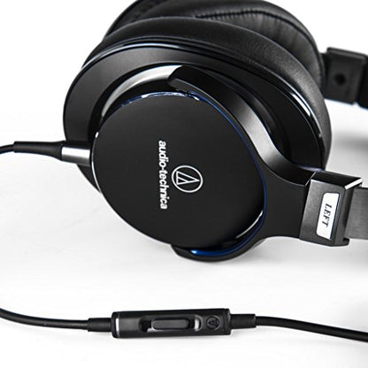Audio-Technica ATH-MSR7BK SonicPro Over-Ear High-Resolution Audio Headphones, Black