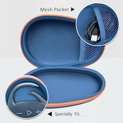 Carrying Case for JBL Clip 5 and for JBL Clip 4 Speaker - color: Blue