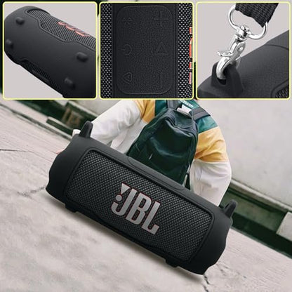 Silicone Cover for JBL Flip 7 Portable Bluetooth Speaker | Scratch-resistant, Unhindered Sound, Silicone Construction, Portable Carrying Silicone Cover, Black Silicone Cover - color: Black Cover