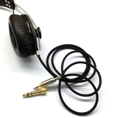 NewFantasia Replacement Audio Upgrade Cable Compatible with Sennheiser Momentum, Momentum 2.0, HD1 Over-Ear On-Ear Headphones 1.5meters/4.9feet - size: 1.5m