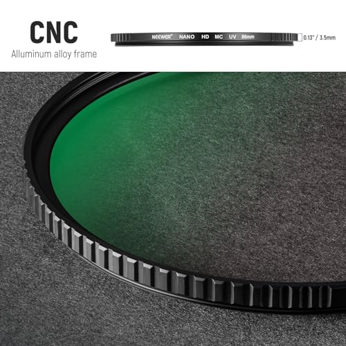 NEEWER 86mm UV Protection Camera Lens Filter with Multi Coated HD Optical Glass/Aluminum Alloy Ultra Slim Frame/Water Repellent/Scratch Resistant/Ultraviolet Filter - size: 86mm, style: UV