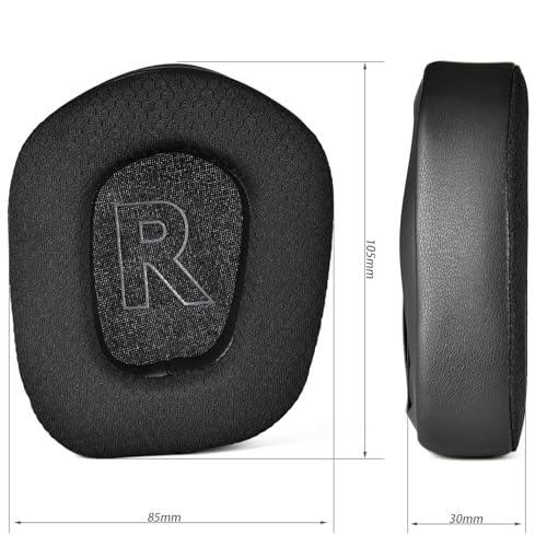 Defean Cooling Gel Earpads for Logitech G733 G335 Headset-Black