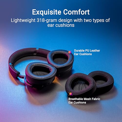 ASUS ROG Delta II Wireless Gaming Headset with Detachable Mic – Black | Tri-Mode (BT 2.4GHz via ROG SpeedNova, 3.5mm), 50mm Titanium Drivers, 110hr Battery, DualFlow Audio for PC, Switch, PS5, Xbox - color: Black