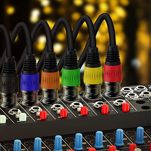 XLR Cables 3ft 20Pack, XLR Microphone Cable Mic Cable Male to Female Gold-Plated 3-Pins - size: 3ft, style: 20 Pack