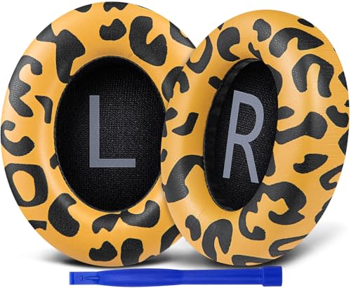 SOULWIT Replacement Earpads for Bose 700 (NC700) Wireless Headphones, Ear Pads Cushions with Softer Protein Leather, High-Density Noise Cancelling Foam, Added Thickness - Tiger Stripes - color: Tiger Stripes