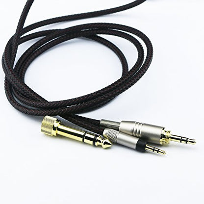 NewFantasia Replacement Audio Upgrade Cable Compatible with Bose QuietComfort 25, QuietComfort 35, QC25, QC35 II, QC35 Headphones 2meters/6feet - size: 6 feet