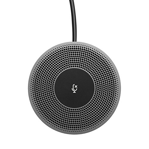 Logitech MeetUp and Expansion Mic HD Video Conferencing - Black | HD video and audio, designed for small meeting rooms, expansion microphone - style: MeetUp + Expansion Mic