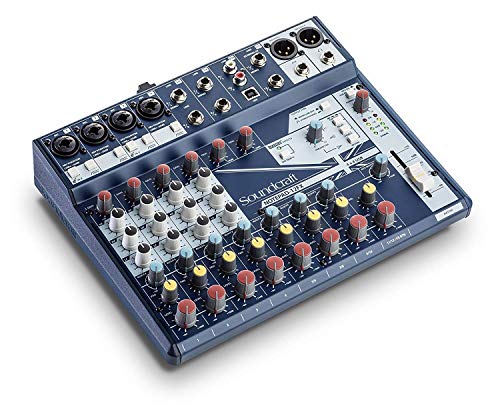 Soundcraft Notepad-12FX Small-format Analog Mixing Console with USB I/O and Lexicon Effects | 12-channel analog mixer with USB interface and Lexicon effects for musicians, podcasters and audio engineers - size: 12-channel mixer
