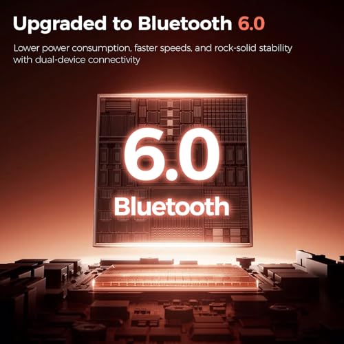 havit Noise Cancelling Headphones Over Ear, Wireless Bluetooth Headphones with 132H Playtime, Fast Charge 5 Min=5H, Foldable, Dual Device, with Mic for Travel Work Office, Gray