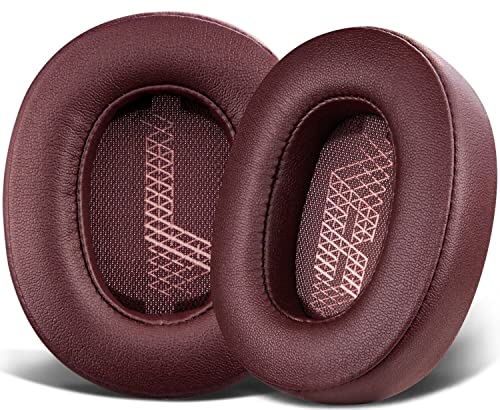SOULWIT Professional Replacement Ear Pads for JBL Live 500BT/Live 500 BT Around-Ear Wireless Headphone, Earpads Cushions with Softer Protein Leather, Noise Isolation Foam - Red - color: Red