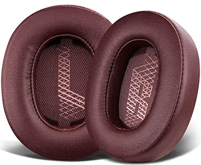 SOULWIT Professional Replacement Ear Pads for JBL Live 500BT/Live 500 BT Around-Ear Wireless Headphone, Earpads Cushions with Softer Protein Leather, Noise Isolation Foam - Red - color: Red
