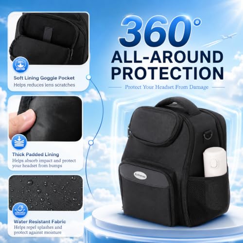 Flight Bags for Pilots, Aviation Headset Pilot Bag with Pockets, Bag Only