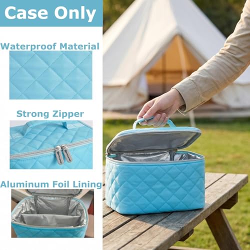 Hand Mixer Storage Case for KitchenAid 5, 6, 7 and 9 Speed Mixers - color: Blue