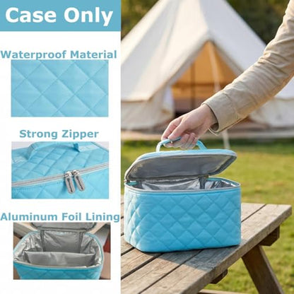 Hand Mixer Storage Case for KitchenAid 5, 6, 7 and 9 Speed Mixers - color: Blue
