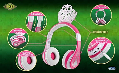 Wicked Glinda Bluetooth Headphones for Kids, Wireless Headphones for School, Home or Travel - color: Wicked Glinda