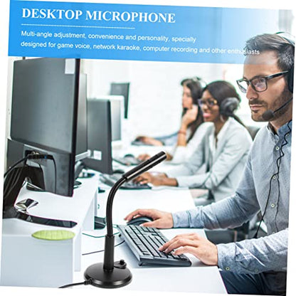 USB Microphone Base for Laptop and Desktop for Gaming Streaming and Voice Chat Compact Design Easy to Use No Drivers Required
