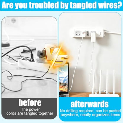 Adhesive Sliding Wall Mount Holder Removable Track Bracket Organizer for Home Storage Desk Hanging Easy Install Set 6PCS - color: 6 Pcs Beige