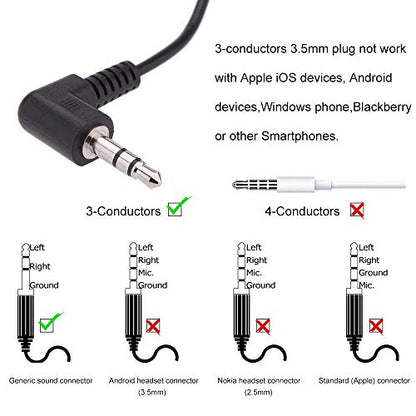 EXMAX 3.5mm Single Side Earphone Earbud One Ear Headphone for EXD-101 ATG-100T ELGT-470 Wireless Tour Guide System Receiver Touring Groups Radio Podcast Laptop MP3/4 Tablet PC Skype YouTube (Right) - color: Right