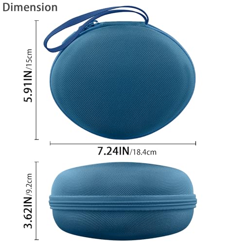 for Beats Studio Pro/Studio3/Solo4/Solo3 Headphones Hard Case, Blue - color: Blue Case