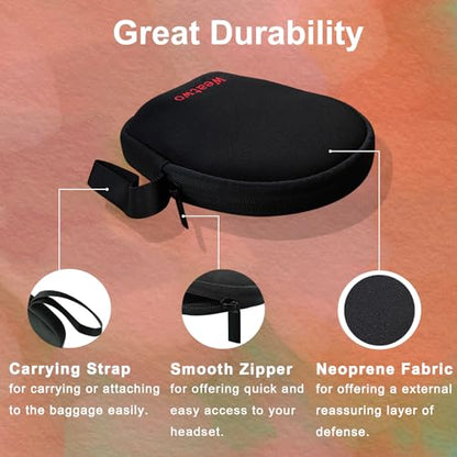 On-Ear Headphones Storage Bag, Lightweight Neoprene Headphone Case
