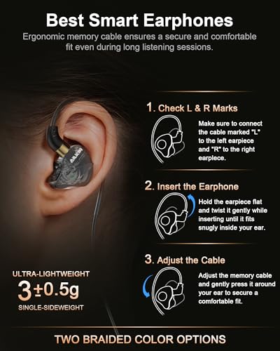 Lightning Earbuds for iPhone, Wired Headphones with Noise Isolating Stereo | Microphone & Volume Control Earphones Compatible with iPhone 14 13 12 11 Pro Max XR SE, Over Ear Earphones for Music Gaming