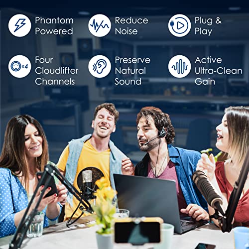 Cloud Microphones - Cloudlifter CL-4 Mic Activator - Ultra-Clean Microphone Preamp Gain - USA Made | Ultra-Clean Microphone Preamp Gain, USA Made - size: CL-4