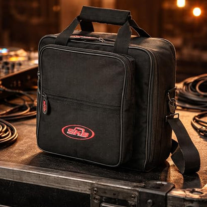 SKB Cases 1SKB-UB1212 UB Series 1212 Mixer Case, Padded Audio Equipment Bag for DJ Controller, Recorder and Studio Gear, 12 x 12 x 4 Inch, Black | Fits controllers recorders and studio equipment, doubles as gear-carrying solution, protects knobs and fader
