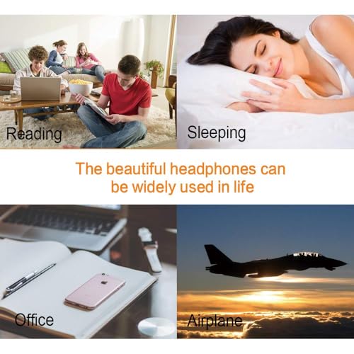MAXROCK Sleep Earplugs - Noise Isolating Ear Plugs Sleep Earbuds Headphones with Unique Total Soft Silicone Perfect for Insomnia, Side Sleeper, Snoring, Air Travel, Meditation & Relaxation(wh) (Blue) - color: Blue