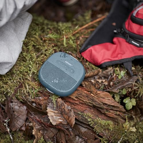 Bose SoundLink Micro Bluetooth Speaker: Small Portable Waterproof Speaker with Microphone, Stone Blue - color: Blue