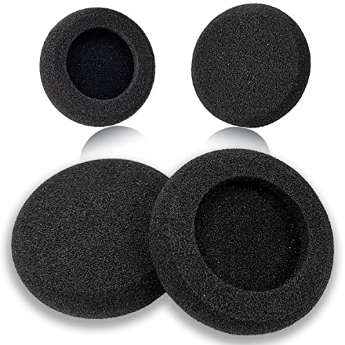 Jabra Headset Ear Cushions Replacement Ear Pads Foam Earpads (4 Pack) | Fit for Jabra PRO 920 930 9450 Biz 1500 1900 2400 GN2000 Plantronics HW251N HW510 Blackwire C320 3210 3220 3320 Headphones