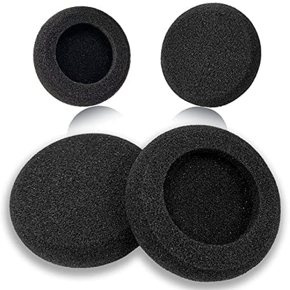Jabra Headset Ear Cushions Replacement Ear Pads Foam Earpads (4 Pack) | Fit for Jabra PRO 920 930 9450 Biz 1500 1900 2400 GN2000 Plantronics HW251N HW510 Blackwire C320 3210 3220 3320 Headphones
