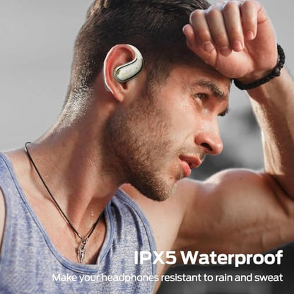 Monster Open Ear AC360, Wireless Bluetooth Rotary Earphone, with Lanyard, Upgraded Bluetooth 6.0, Touch Control, 24h Long Battery Life, IPX5 Waterproof,Long-Lasting Wear Without Fatigue