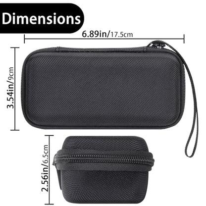 Aenllosi Hard Case for Rode ME/GO III/GO II Dual Channel Microphone, Black | EVA hard shell, Water-resistant design, Impact-resistant design, Protective case only - color: Black