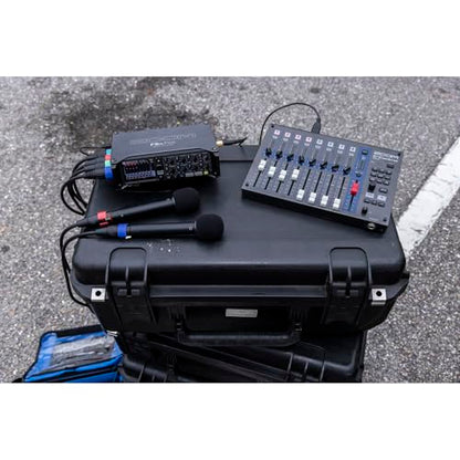 Zoom F8n Pro Professional Field Recorder/Mixer, Audio for Video, 32-bit/192 kHz Recording, 10 Channel Recorder, 8 XLR/TRS Inputs, Timecode, Ambisonics Mode, Battery Powered Bundle