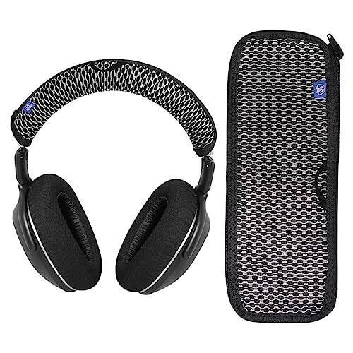 Hook Headband Cover with Zipper Cushion for PXC550 PXC480 MB660 Headset Anti-Dirt and Anti-Sweat Sleeves Cover