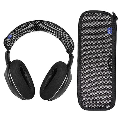 Hook Headband Cover with Zipper Cushion for PXC550 PXC480 MB660 Headset Anti-Dirt and Anti-Sweat Sleeves Cover