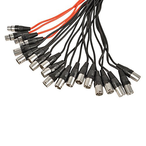 Seismic Audio SACB-16x4x25 16-Channel XLR Low Profile Circuit Board Snake Cable, 25-Feet - size: 25 Foot - 16 Send x 4 Return