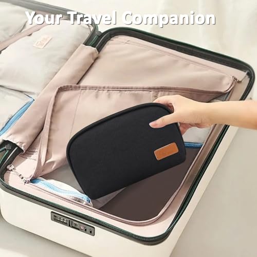 E-Tree Small Tech Pouch (7.8" x 5"),Travel Electronics Organizer Case
