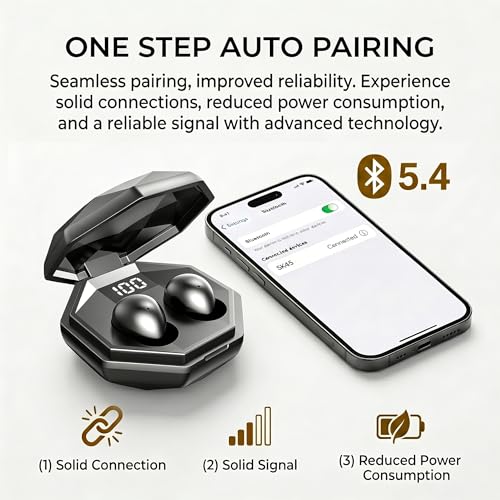 Invisible Sleep Earbuds for Side Sleepers, Ultra-Small Wireless Bluetooth, Mini Headphones with 24H Playtime, Diamond-Cut Case, for Work and Office(Skin) - color: Skin