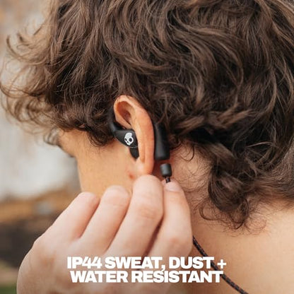 Skullcandy Push 540 Open Wireless Open-Ear Bluetooth Earbuds - True Black | Sweat and Water Resistant, 42 Hours Battery, Detachable Neckband, Secure Over-Ear Fit, Running Outdoors, Exercise, Gym - color: True Black