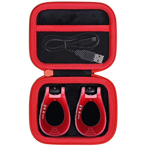 co2CREA Hard Travel Case for Xvive U2 Guitar Wireless System Digital Guitar | Compatible with Wireless Transmitter and Receiver, Travel Protective Storage Bag with Custom Molded Interior & Hand Strap - size: for Xvive U2
