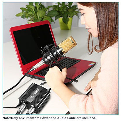 NEEWER 1-Channel 48V Phantom Power Supply with Adapter - style: NW-100